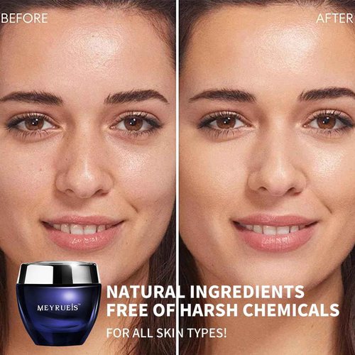 MEYRUEIS Anti-Aging Moisturizer Face Cream, Moisturize Without Oil, Fast-Absorbing, Deeply Nourishing, For All Skin Types, 1.75 Fl Oz