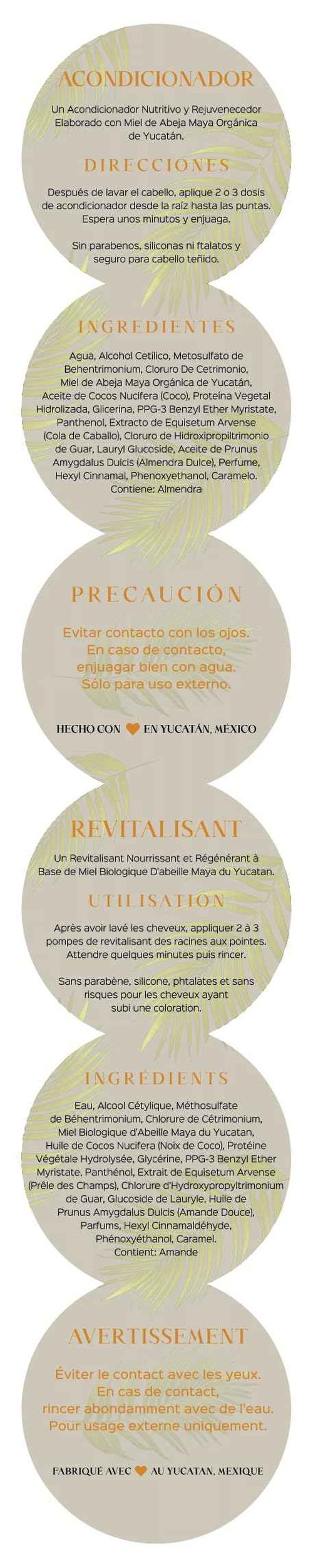 Yucatan Herbal Mayan Bee Honey Conditioner