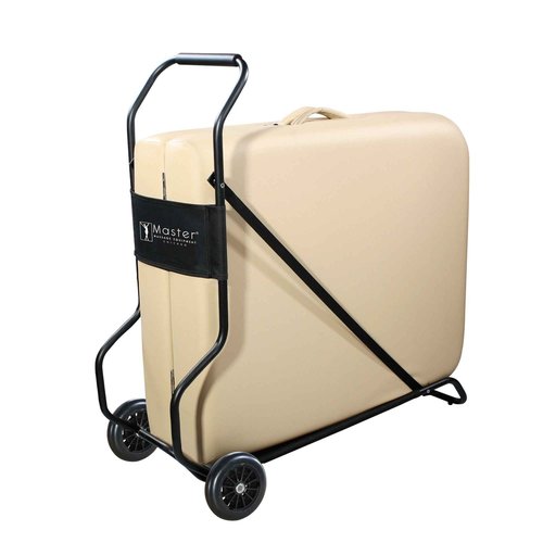 Master Massage Universal Foldable Massage Table Cart for Portable Massage Beds- Lightweight Massage Table Folding Travel Skate with Large Rubber Wheels Fits Most Brands & Sizes