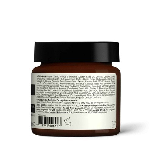 Aesop Element Facial Barrier Cream | Nourishing, Emollient Rich Cream for Dehydrated Skin | Provides Soothing Barrier Protection | 2oz / 60mL