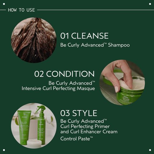 Aveda Be Curly Advanced Intensive Curl Perfecting Masque | Deep Conditioning Masque for Curly, Coily & Wavy Hair | Fights Frizz| Silicone Free | Sulfate Free | 97% Naturally Derived*, 6.7 Fl Oz