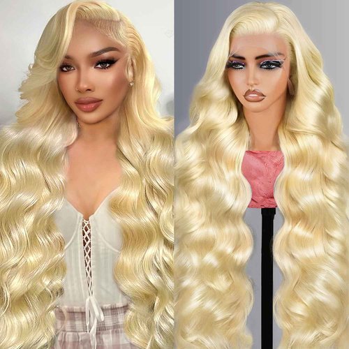 Kassamo 613 Lace Front Wig Human Hair 250 Density Blonde Wig Human Hair 13x6 HD Lace Frontal Wigs Body Wave Lace Front Wigs Human Hair Pre Plucked 613 18 Inch