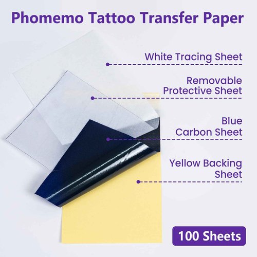 Phomemo TP31 Wireless Tattoo Stencil Printer with 130pcs Tattoo Transfer Paper
