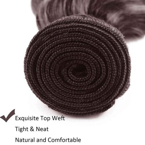 Fabimiya Bundles Human Hair Deep Wave P4/GREY Human Hair Bundles Unprocessed Brazilian Virgin Hair Bundles P4/GREY Human Hair Bundles Quick Weave Hair Extension