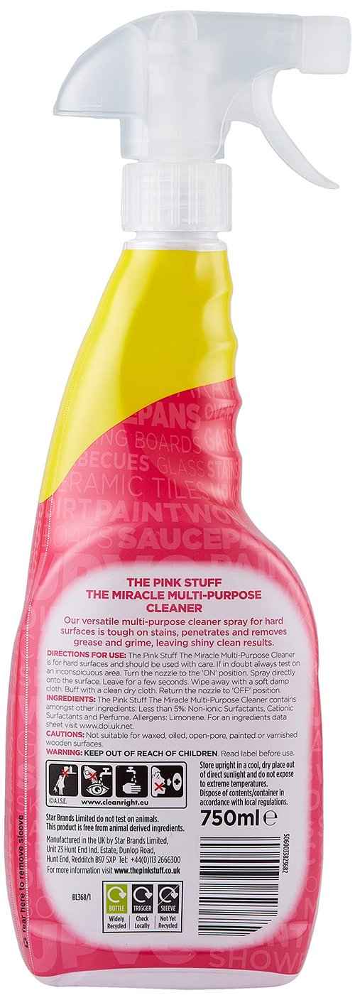 Electric Spin Scrubber, Aspiron Cordless Electric Scrubber & Pink Stuff Stardrops - The The Miracle Multi-Purpose Cleaner Spray- 25.36 Fl Oz