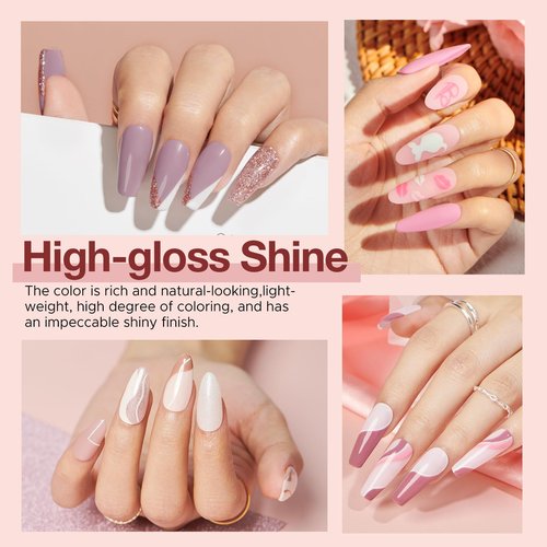 AZUREBEAUTY Dip Powder Nail Kit with Electric Nail Drill 24 Colors White Nude Glitter Nail Powder Starter Kit with Dip Liquids Base Top Coat Activator Portable Manicure French Nail Art Essential Set