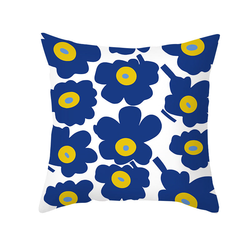 Abstract Art Cushion Cover 45x45cm - Soft Plush Nordic Style Sofa Pillowcase