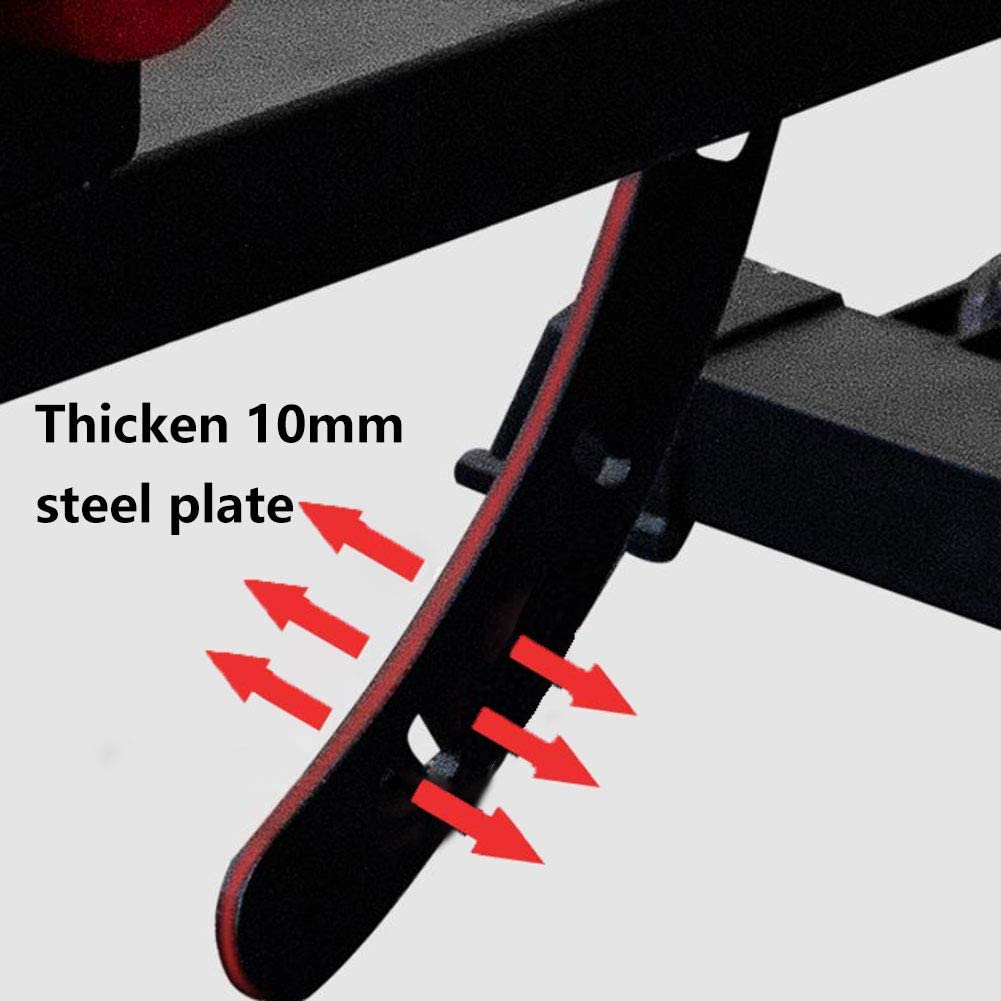 Adjustable Weight Bench for Full Body Workout - Black