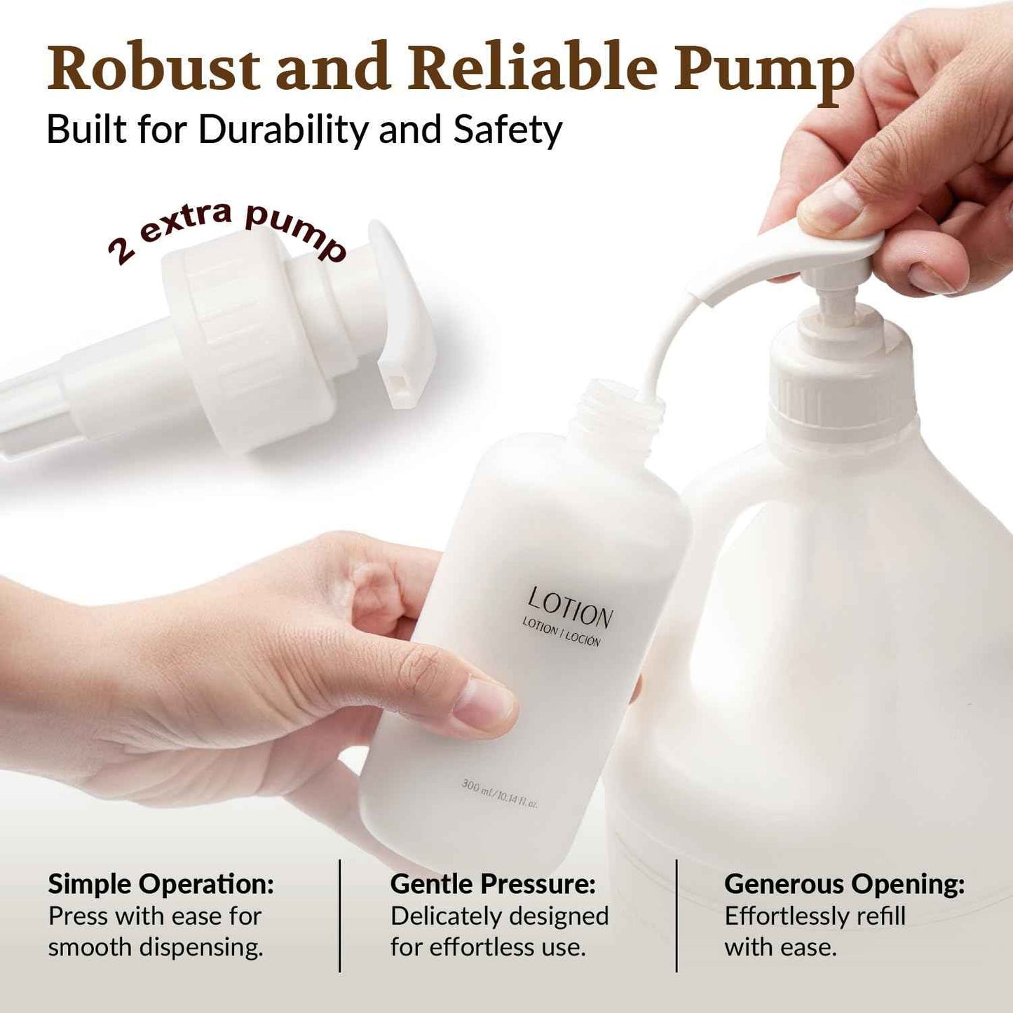 NISGUR Hotel Body Wash in Gallon Size 1 Gallon Each Total 2 Gallon Jugs with Extra Pump Dispenser to Refill Wall-mounted and Stand Dispenser Aloe vera, Green Tea Extract Infused Hotel Toiletries