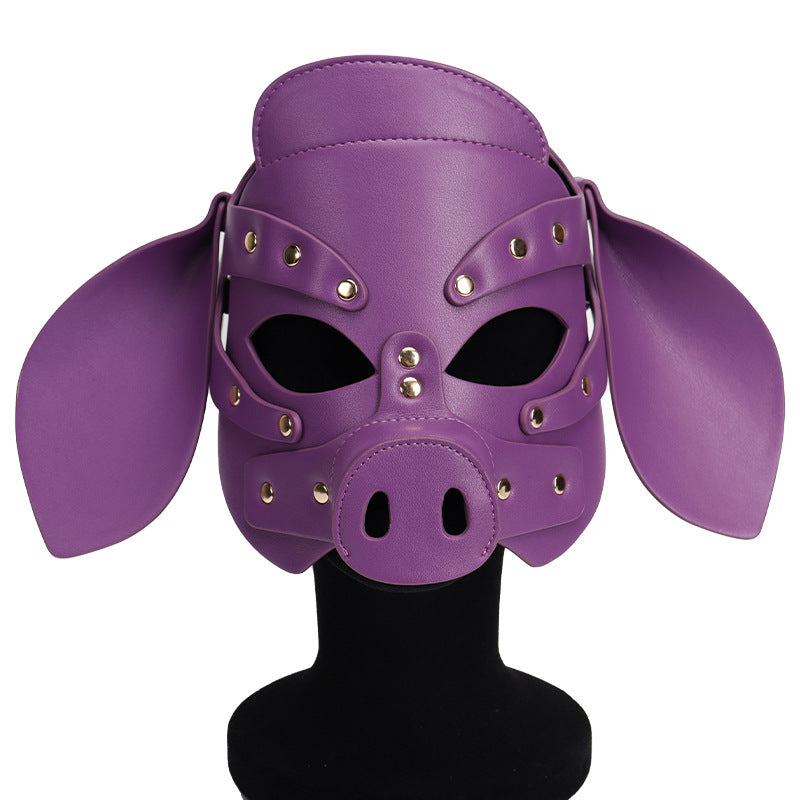 Pig Head Mask for Role Play and Party Costumes - Multiple Colors