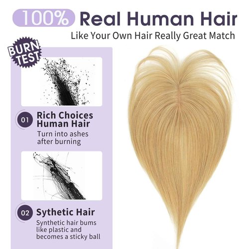 EonLuxe Hair Topper for Women with Thinning Hair, Lightweight & Add Volume Hairpiece for White HairRoots Cover, Changing Hairstyle, Trendy and Comfortable Design