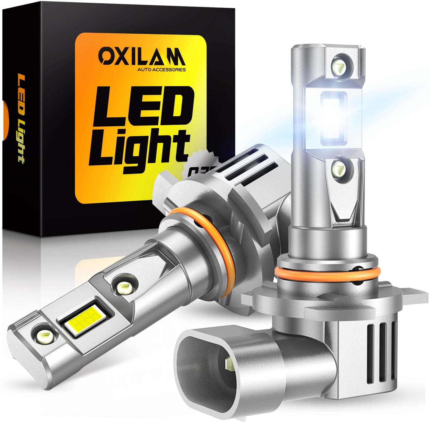 OXILAM 9012 LED Bulb HIR2 Bulb, 40000LM 60W, Ultra-Bright, 5 Min Quick Install, 50000H Lifespan, No Flicker, 99% Compatibility