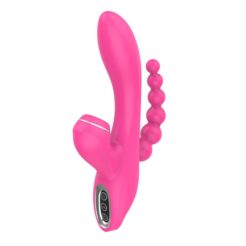 Multi-frequency Vibration Sucking Device for Women - Rechargeable Silicone Massager