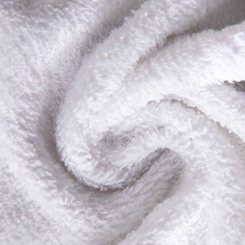 Bulk Spa White Washcloths – 96 Pack – Size 12” x 12” – Thick Loop Pile Washcloth – Absorbent and Soft 100% Ring-Spun Cotton Wash Cloth – Lint Free Face Towel – Wash Cloths Perfect for Bathroom