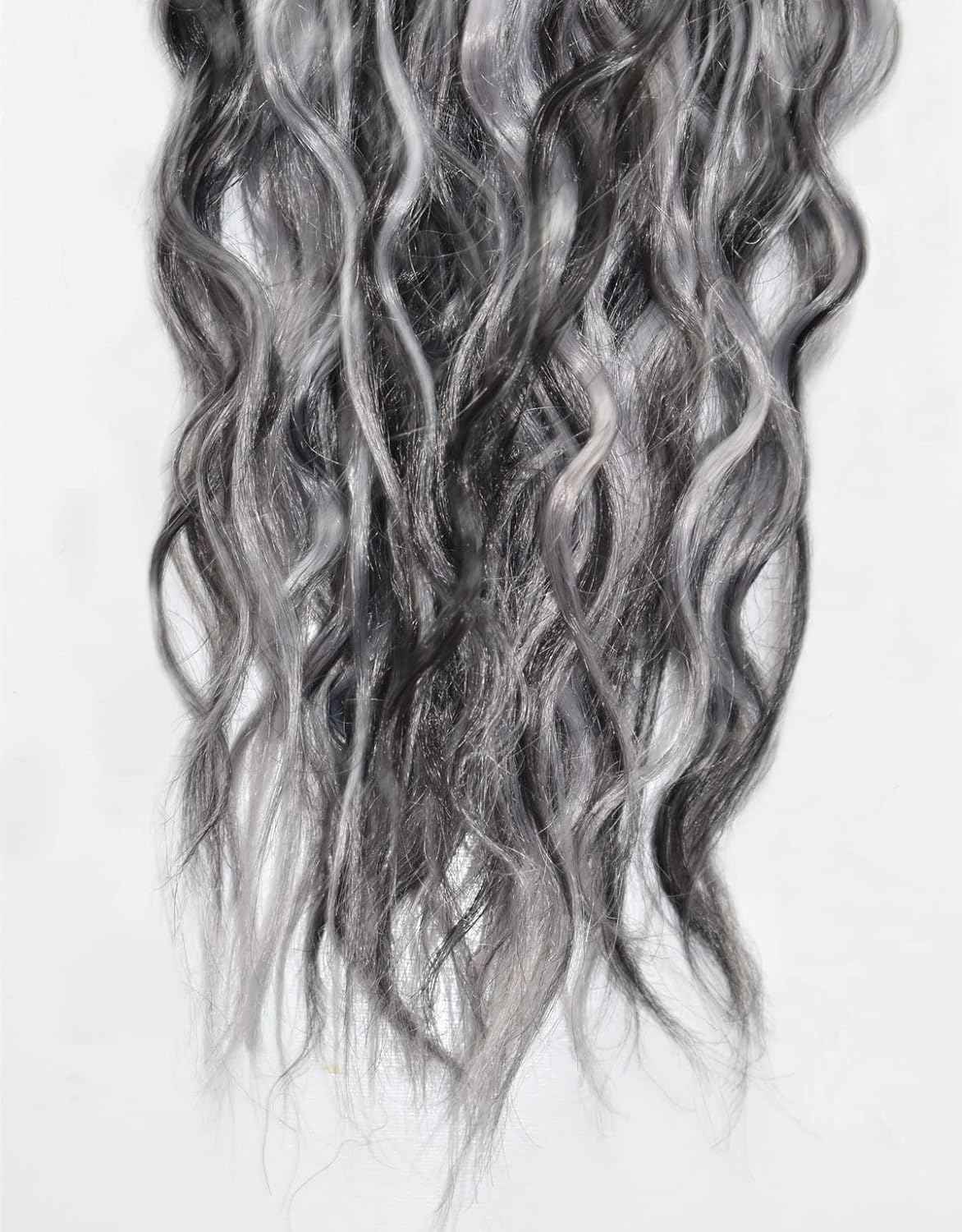 Giginger P1B/GREY Bundles Human Hair 24 26 28 inch Deep Wave Human Hair Bundles Highlight Grey Brazilian Unprocessed Virgin Quick Weave Hair for Black Women