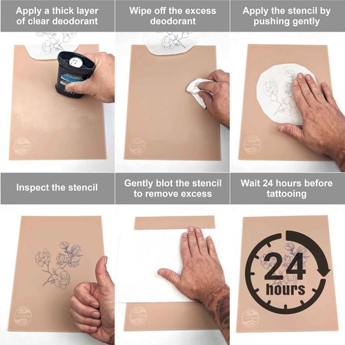 TrueSkin Platinum Silicone Tattoo Practice Skin - 12" x 36" Canvas - Super Thick (4-5mm) - Trade Show Quality - Fake Skin for Tattooing