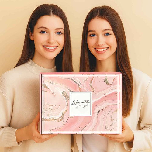 Rose Scented Spa Gift Set Luxury Self Care Package for Women with Plush Flannel Blanket ,Get Well Soon &Gold Metal Hair Clip, Mothers Day Birthday Gifts for Mom Her Friend Sister Wife Grandma