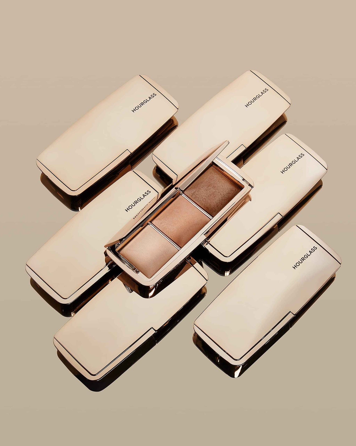 Hourglass Ambient Lighting Palette. Three-Shade Highlighting Palette for Your Best Complexion.Cruelty-Free and Vegan. VOL 2