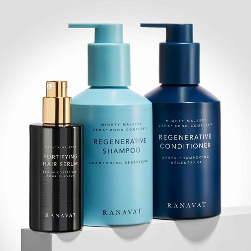 RANAVAT BOTANICS RANAVAT Regenerative Veda Bond Hair Shampoo & Conditioner Duo - Ayurvedic Haircare for Bond Repair, Hair Volume, Breakage Repair & Scalp Health - 2 Pieces