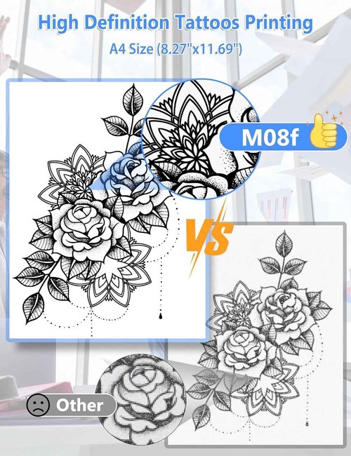 Phomemo Wireless Tattoo Stenicl Printer, Stencil Printer for Tattooing,Bluetooth Tattoo Printers for Tattoo Artists & Beginners with 1 Carry Case