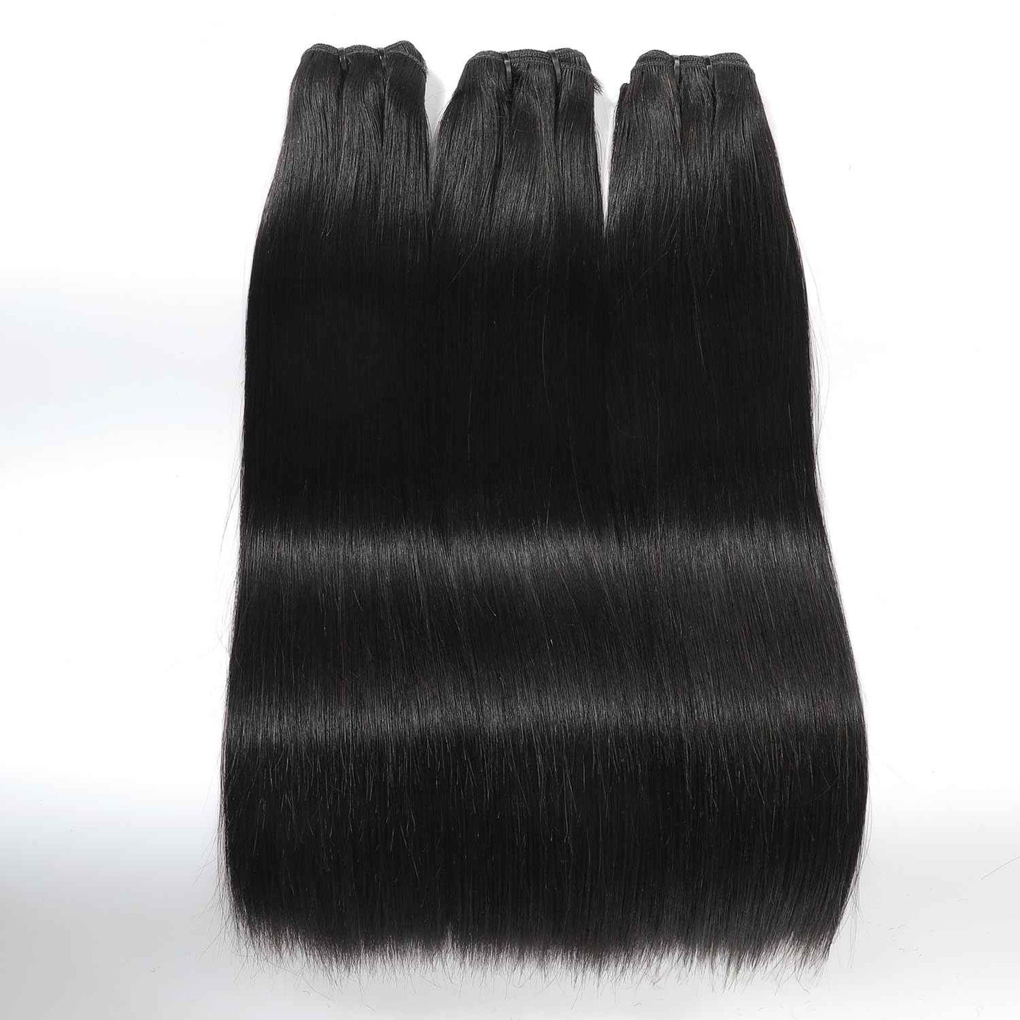 Grand Nature Virgin Human Hair Bundles, Brazilian Raw Virgin Hair Bundles Straight Double Drawn Hair Wefts