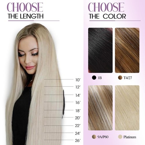 FANCEE Glueless Human Hair Extensions - Highlighted Brown and Blonde Tape in With Holes - Invisible Seamless Skin Weft for Women (50g 20Pcs, 20 Inch)