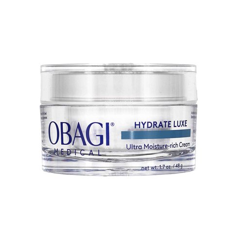 Obagi Hydrate Luxe Ultra-Rich Facial Moisturizer – Non-Comedogenic with Tara Seed Extract and Biomimetic Peptides – Intensive Night Face Cream for Dry, Sensitive or Aging Skin – 1.7 oz