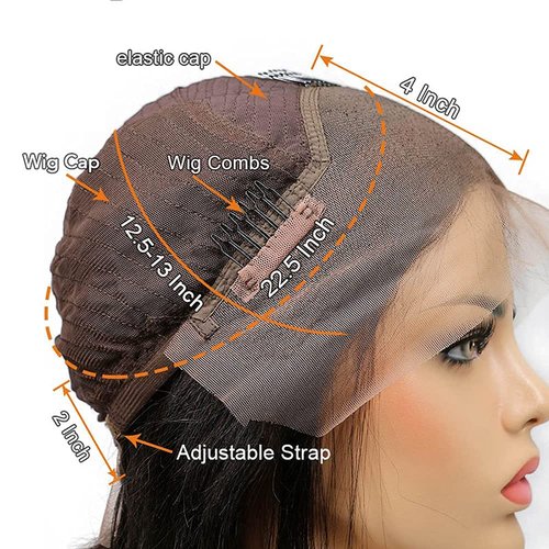 ten chopsticks Wigs HD Transparent Short Wig 13x4 Lace Front Human Hair Wigs For Black Women Loose Deep Wave Short Bob Wig Brazilian Bob Human Hair Wig 150 Density 8inch