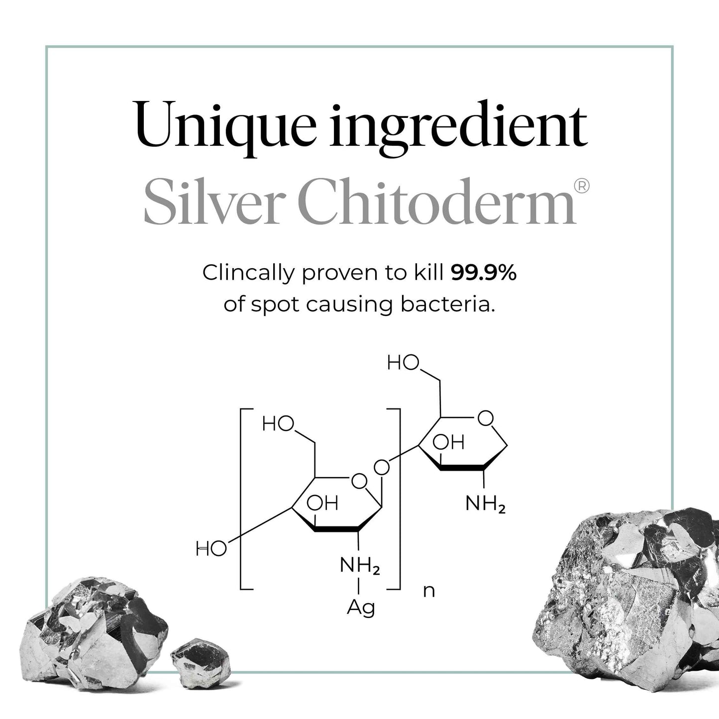 47 Skin Hydrating Face Serum for Clearing Acne and Scars, Anti-Blemish & Scar Repair Serum Skincare Treatment with Silver Chitoderm Smooth Skin Moisturiser Serum for All Skin Types (1.69 oz)