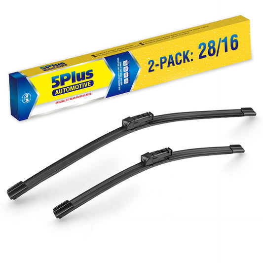 5 PLUS Replacement For TOYOTA Prius 2022 2021 2020 2019 2018 2017 2016, Windshield Wiper Blades 28" + 16" Premium All-Season Windshield Wiper Blades for Original Equipment Replacement (Set of 2)