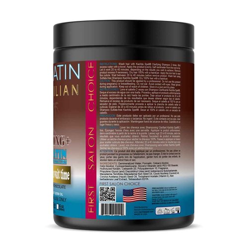 Brazilian Keratin Chocolate Strong+ 32 FL OZ Kachita Spell 1 Litre Black Edition Made in USA