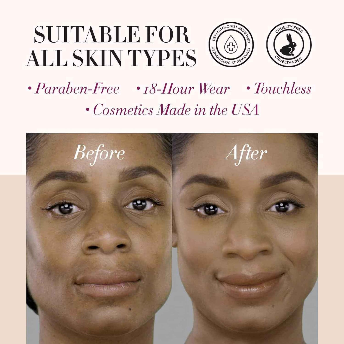 Luminess Air Icon Makeup Airbrush System and 4-Piece Foundation Starter Kit, Medium Coverage - Quick, Easy & Long Lasting Application - Includes Silk 4-In-1 Foundation, Highlighter & Blush