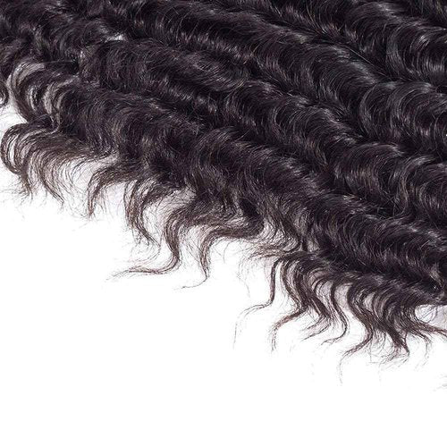 Human Hair Bundles Deep Color #1B Natural Black 3 Bundles 20 22 24 Inch Wet and Wavy Unprocessed Native Virgin Raw Trippy Hair Extensions Quick Weave Double Weft for Black Woman