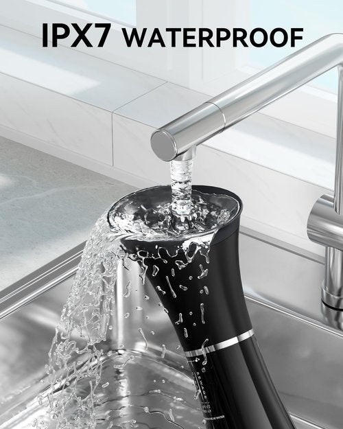 KAUGIC Ear Wax Removal Kit & Ear Cleaner, Easy One-Hand Use with Built-in Tank, IPX7 Waterproof, 4 Modes, FSA/HSA Eligible