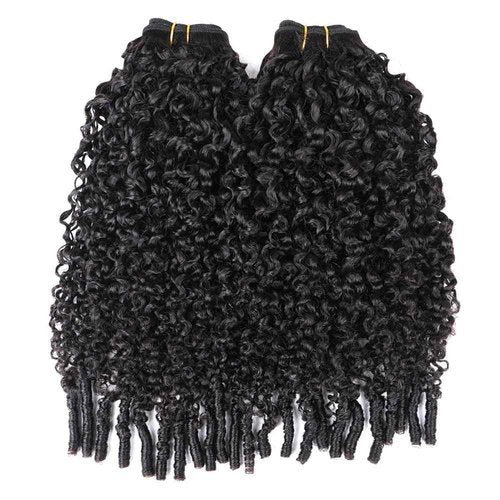 Burmese Curly Clip in Hair Extensions Human Hair 3C4A Lace Clip in Human Hair Extensions 7pcs 120g/set Spirally Curly Classic Clips Ins Real Human Hair Extension Full Head For Black Women 20 Inch