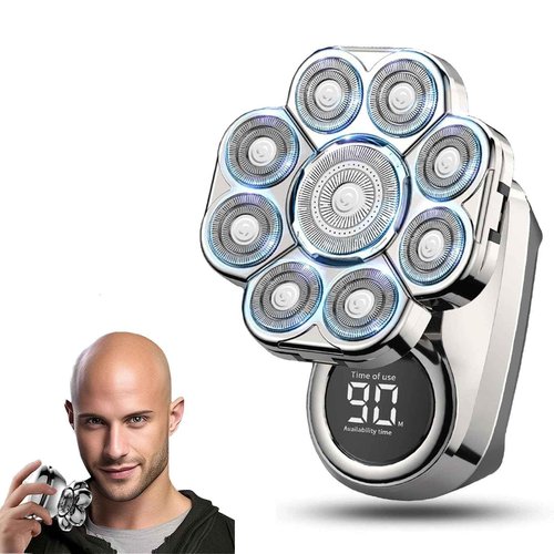 9.0 Shaver, 9d Floating Blade Heads, 9d Floating Head Shaver - Ipx7 Waterproof,USB Fast Charge,Gift for Dad and Husband