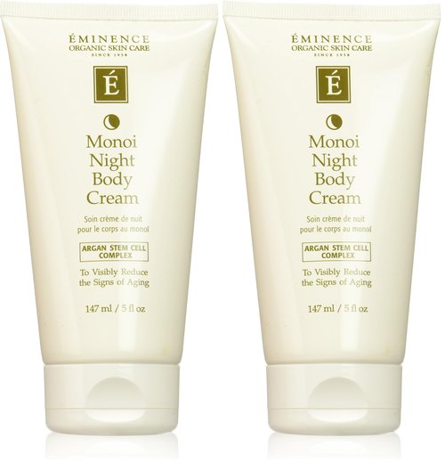 Eminence Monoi Age Corrective Night Body Cream, 5 Fl Oz (Pack of 2)