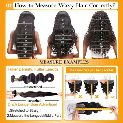QTHAIR Brazilian Virgin Hair 16A Grade Body Wave Bundles 100% Unprocessed Virgin Brazilian Body Wavy Human Hair Bundles 20" 18" 16" 300g Brazilian Body Wave Human Hair Extensions
