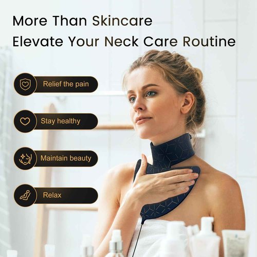 Avorla LED face Mask, Skin Light Therapy Mask, Infrared Light Treatment, Photon Mask, Portable Facial Skincare for Home and Travel