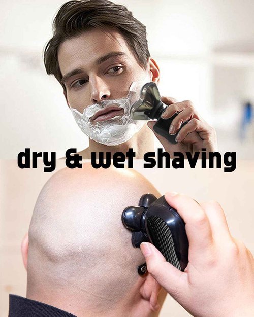 Remington Balder Pro Replacement Head Compatible with Remington Balder Pro Head Shaver, 5PCS XR7000 Replacement Blades, 5 Cleaning Brush