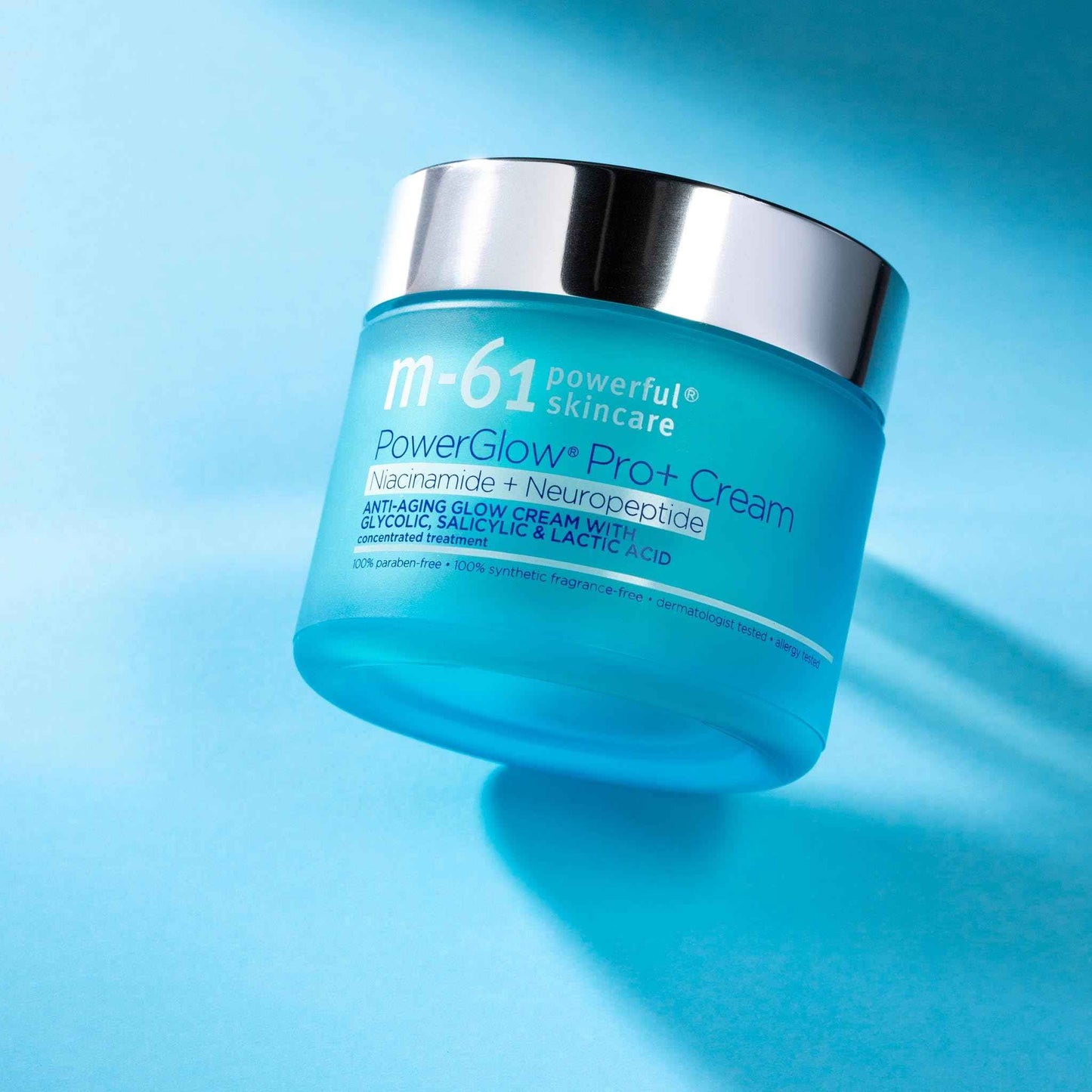 m-61 PowerGlow Pro+ Cream | Moisturizing, Firming Glow Cream With Niacinamide + Neuropeptides And A Powerful Combination Of BHAs/AHAs, 1.4 Fl Oz