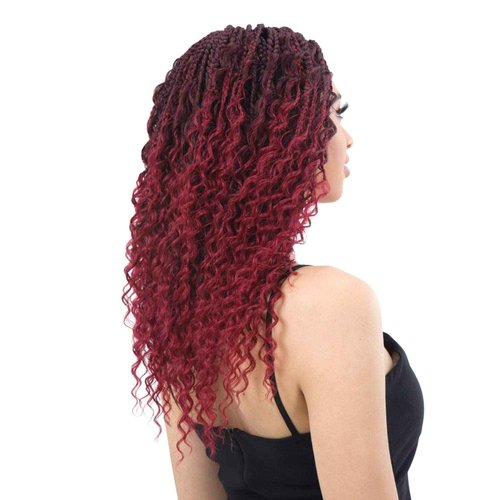 FreeTress Crochet Braids Boho Hippie Braid 12" (5-PACK, 1B)