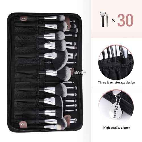 DUcare Makeup Brushes 12Pcs +DUcare Makeup Brush Organizer