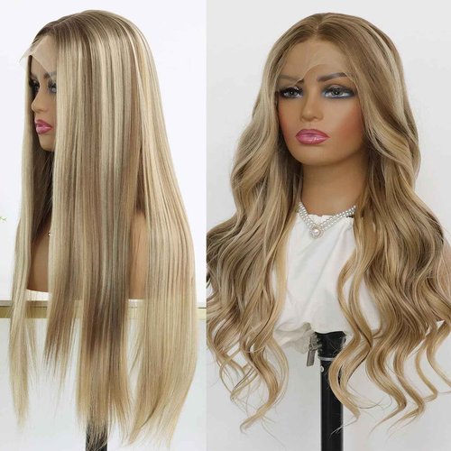 MACA BAKA Highlight Honey Blonde 13x4 Lace Front Wig