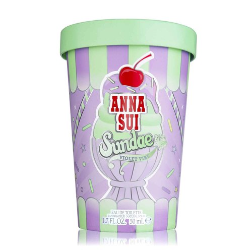 Anna Sui Sundae Violet Vibe Eau de Toilette Perfume Spray For Women, 1.7 Fl. Oz.