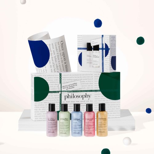 philosophy 2-pc duo for bright eyes & bouncy skin skincare gift set