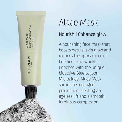 Blue Lagoon - Nourishing Algae Face Mask For Collagen Boost, Ageless Lift & Enhanced Glow - Hydrating and Moisturizing Face Mask Skin Care -Icelandic Skincare (2.5 oz | 75 ml)
