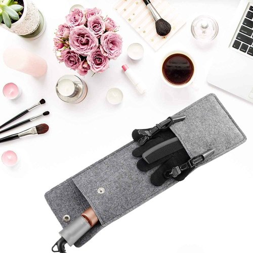 NITION Pro Salon Hair Flat Iron Styling Tools Hair Straightener and Hair Dryer with Diffuser/Comb Set