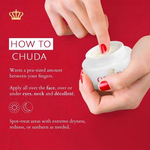 CHUDA Healing Hydrating Cream Skin Care Moisturizer Anti Aging Face Cream - 30ml Made in USA, Daily Moisturizer for Face with Remedea Compound, Healing Cream for Hydrating Moisturizer for Dry Skin