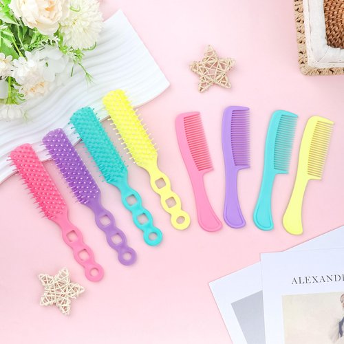 Hair Brush and Combs Bulk Individually Wrapped for Homeless,Disposable Hair Combs Bulk Hair Brushes Detangling Hairbrush for Women Shelter Nursing Hotel Church Charity Supplies (pack of 240)